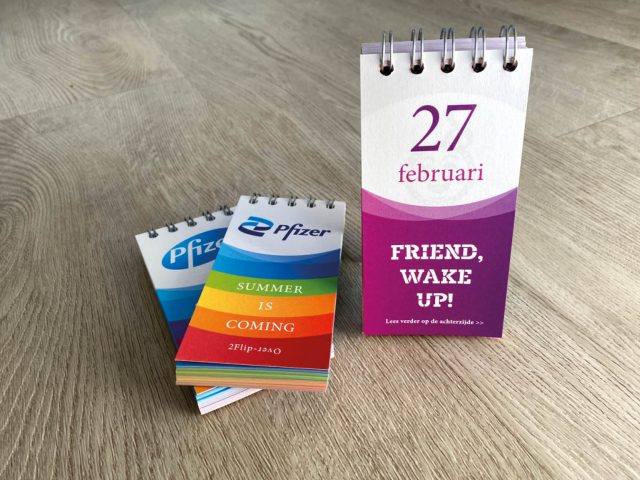 Flip-over kalender Pfizer